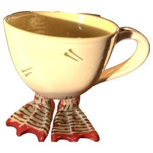 Handmade Duck Foot Coffee Tea mug signed